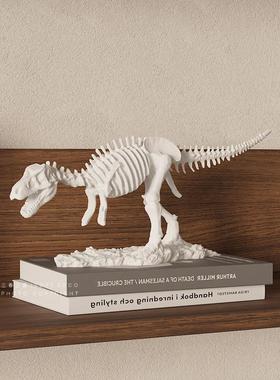 式侘寂风中酒高级感众软装饰品中古原木风开放格复中式组合古柜壁