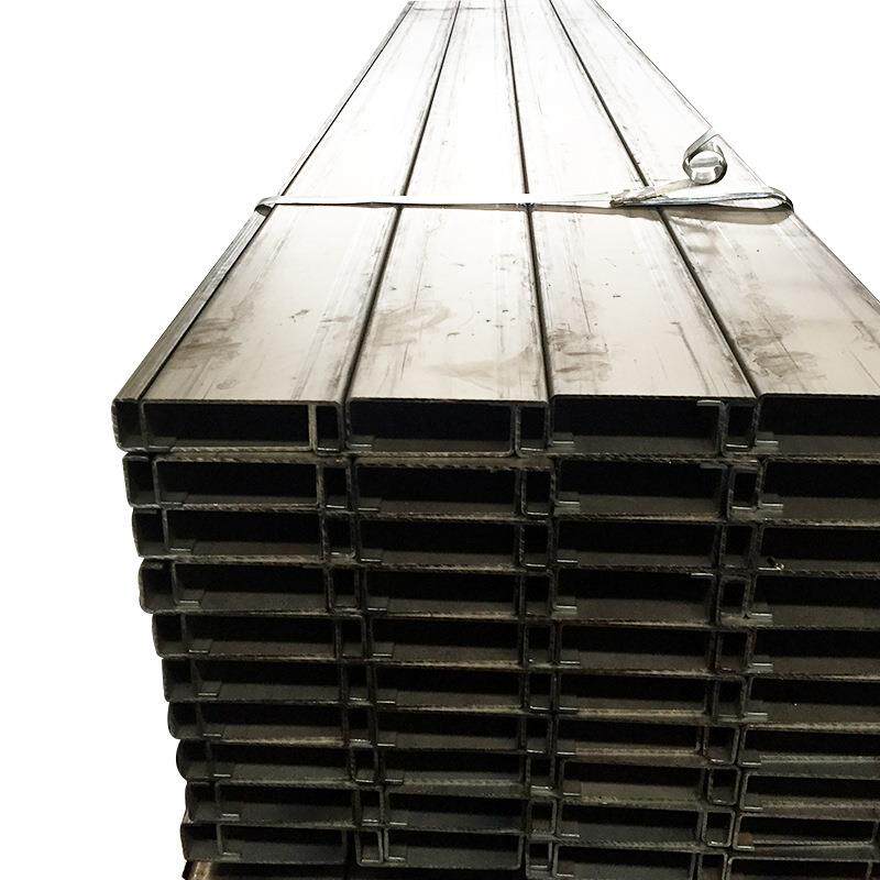 屋面檩条冷弯热轧c型钢Q235B钢结构楼承板钢带热镀锌C型钢