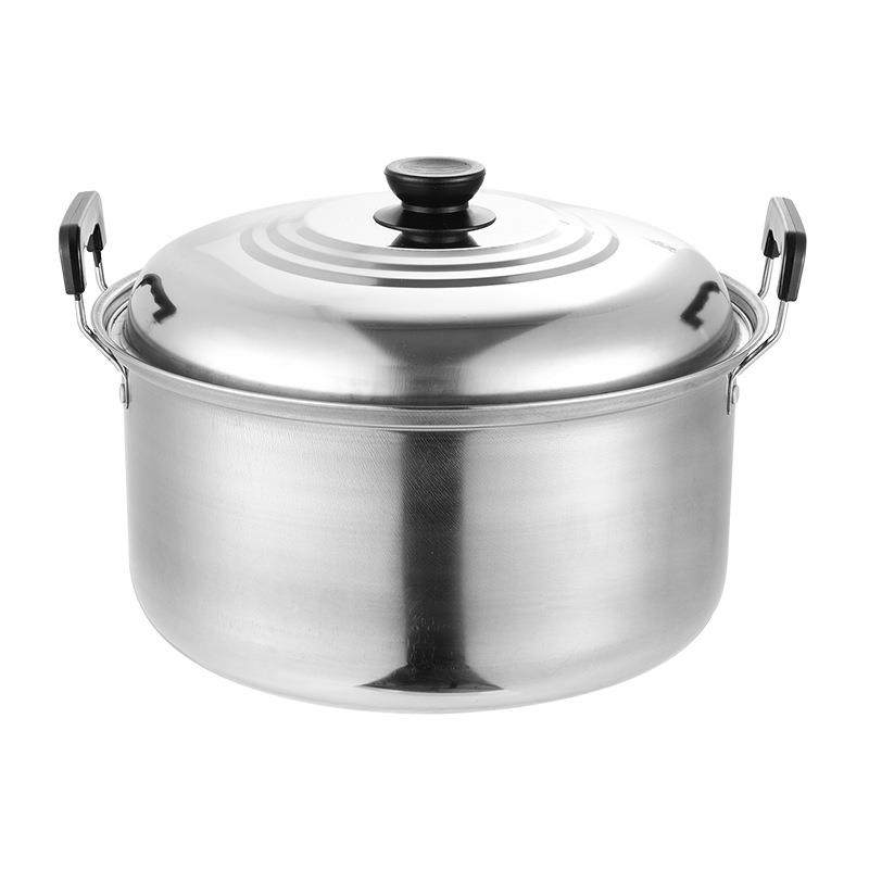 货c源美式不煮锈钢汤锅五套16-件24m粥锅家庭用礼品锅具套装