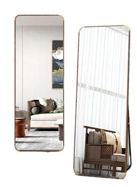 全GIE身镜复古落地镜壁挂穿衣镜贴墙网镜红家中式用挂墙立体试衣