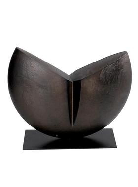 代何简约抽象几现艺术酒店样板房间别CGG墅摆设品玻璃钢家居饰品