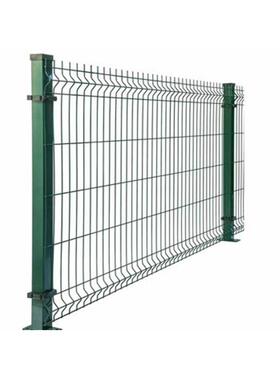 三角折弯护园栏供网应小区桃型柱栏花绿化护带YWD护栏防护铁丝网