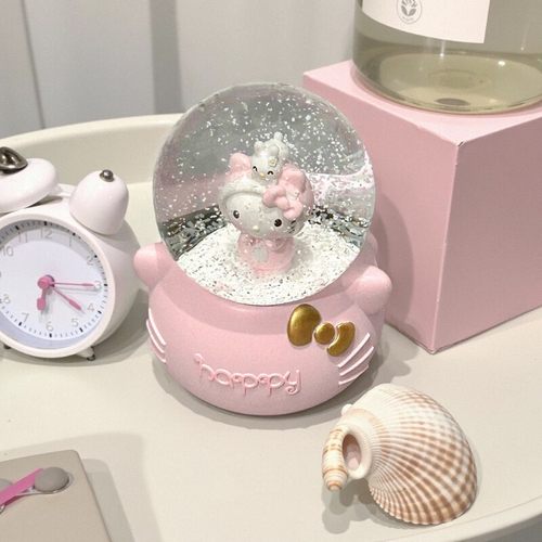 hellokitty水晶音乐八音盒