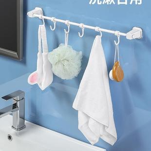 厨房挂钩墙上壁挂收纳架门后强力黏胶挂钩架免打孔厨具置物架排钩