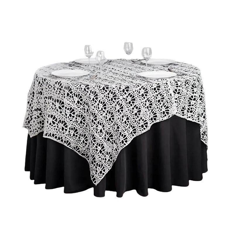 定制酒店餐桌布饭店台布布艺餐厅宴会镂空金色节庆方形桌布桌旗,节庆用品/礼品,桌裙蓬蓬纱,淘宝优惠券,粉丝福利购,淘宝优惠卷