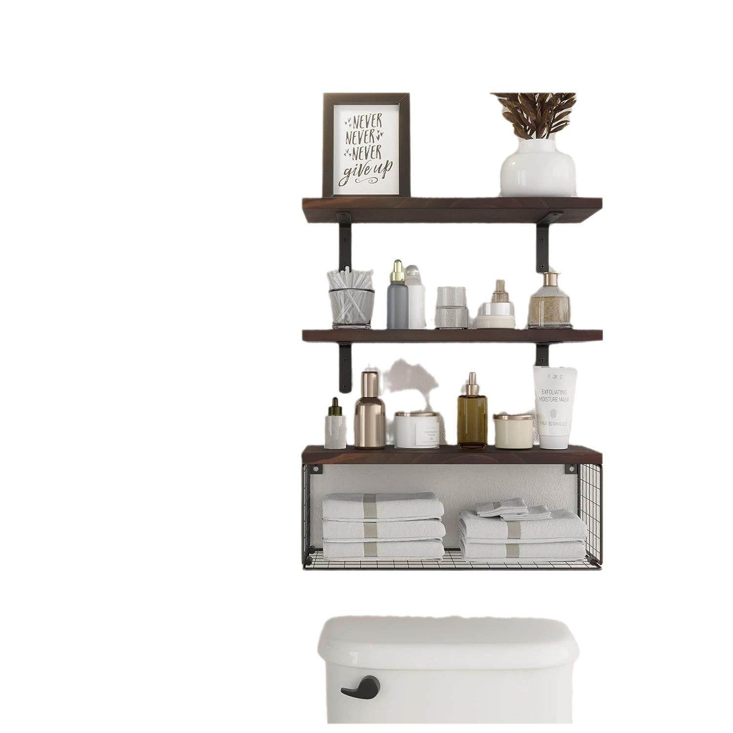 实木墙上植物架一字板墙面装饰架浴室厨房收纳架美甲甲油收纳架,家装主材,卫浴置物架,淘宝优惠券,粉丝福利购,淘宝优惠卷