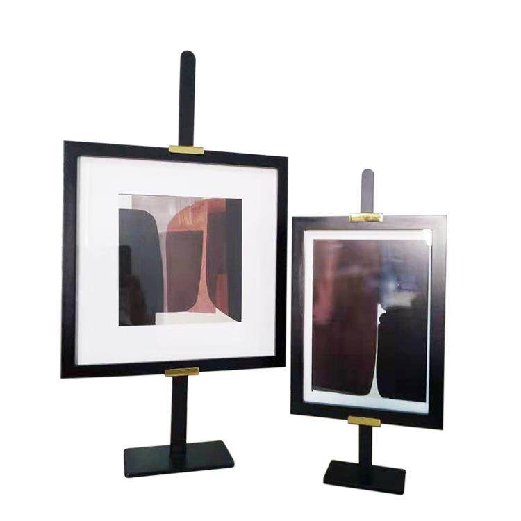 样板间办公室客厅书房卧室电视柜装饰摆件北欧现代风格相框展示架