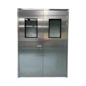 不锈钢洁净门平开气密门超市物流仓库车间医院洁净门金属整套门