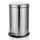 20L30L圆形不锈钢家用垃圾桶客厅厨房办公室大容量脚踏静音缓降