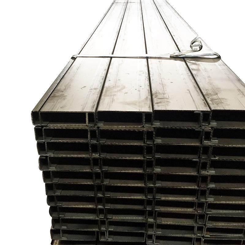 屋面檩条冷弯热轧c型钢Q235B钢结构楼承板钢带热镀锌C型钢