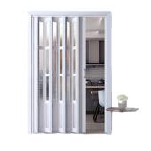 简约折叠门家用PVC阳台厨房折叠推拉门厂家供应商铺简易推拉门