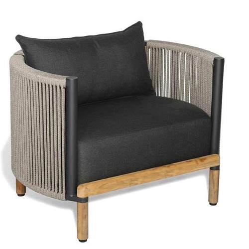 北欧户外藤编休闲沙发别墅庭院花园露天阳台休闲防腐实木藤椅家具