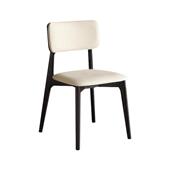 实木餐椅家用意式 极简中古风复古椅子餐厅酒店样板间靠背餐桌凳子