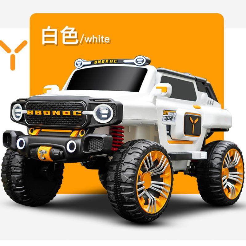 大号儿童电动车可坐大人玩具车四轮四驱越野车双人遥控亲子小汽车