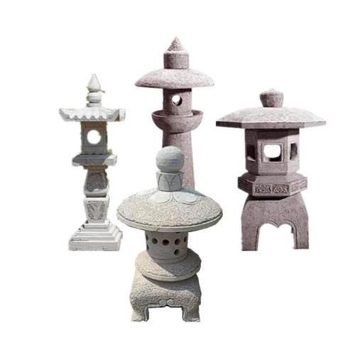 石灯石灯笼庭院摆放中式庭院草坪灯现货青石仿古石塔日式摆件