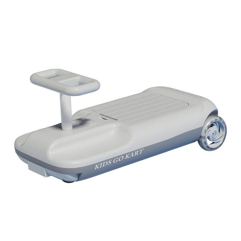 外贸新款儿童电动扭扭车大人可坐防侧翻溜溜卡丁车爆款拖地漂移车