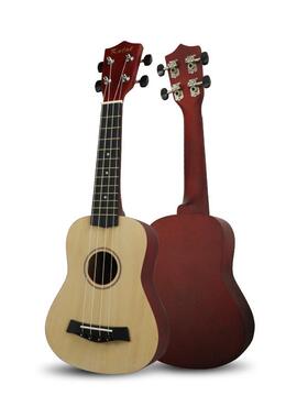 Guuitar工厂21寸木质尤克l里里uk乌lee四弦小彩色克丽