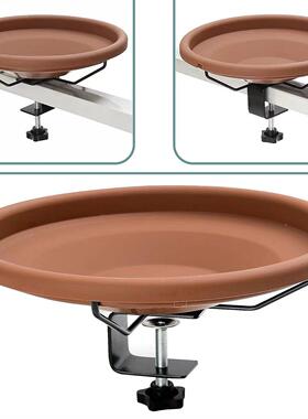 鸟类可拆卸鸟盆鸟浴池台铁艺园林庭071院喂鸟器阳不浴钢锈铁制