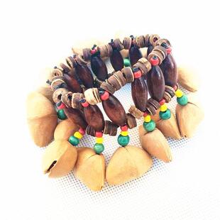 多拉壳手铃非洲手鼓伴打击装乐器果饰YLC铛坚果奏壳手链