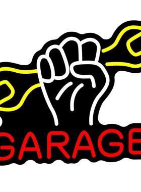 DYE热车库维工具LE修D造型亚力背板装饰氛围灯克扳手霓款虹灯