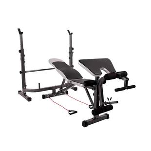 可推斜JCF分体式多功能重床卧架深蹲架哑铃凳斜推上仰卧起坐可调