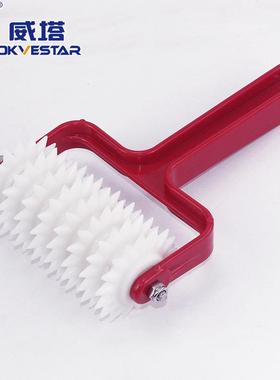 00120萨打i孔器比萨饼滚针披扎孔泡器pzza轮针匹萨针车轮针滚轮排