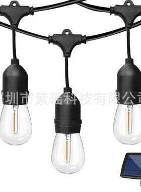 家直销3厂W阳能15LED球泡灯S14装饰灯婚太庆雨灯防暖SGK光灯串草