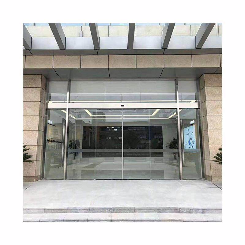 字楼化智能感应门公司钢玻璃电动平移门璃展写厅自动无品牌/开关
