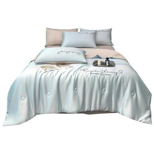 季 20天薄款 被子全套被 夏0凉被四件套夏WJ 冰丝夏空调被夏224新款