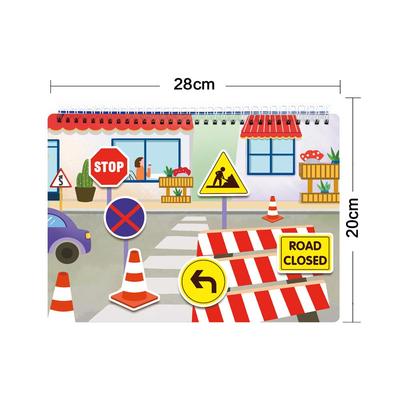 交通主题忙碌书早busybook儿前学习童玩具书教898安静学书