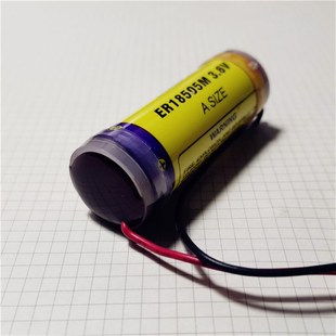 原装 3.0V电池 智能水表防水锂电池3.6vER18505M家用ic插卡式