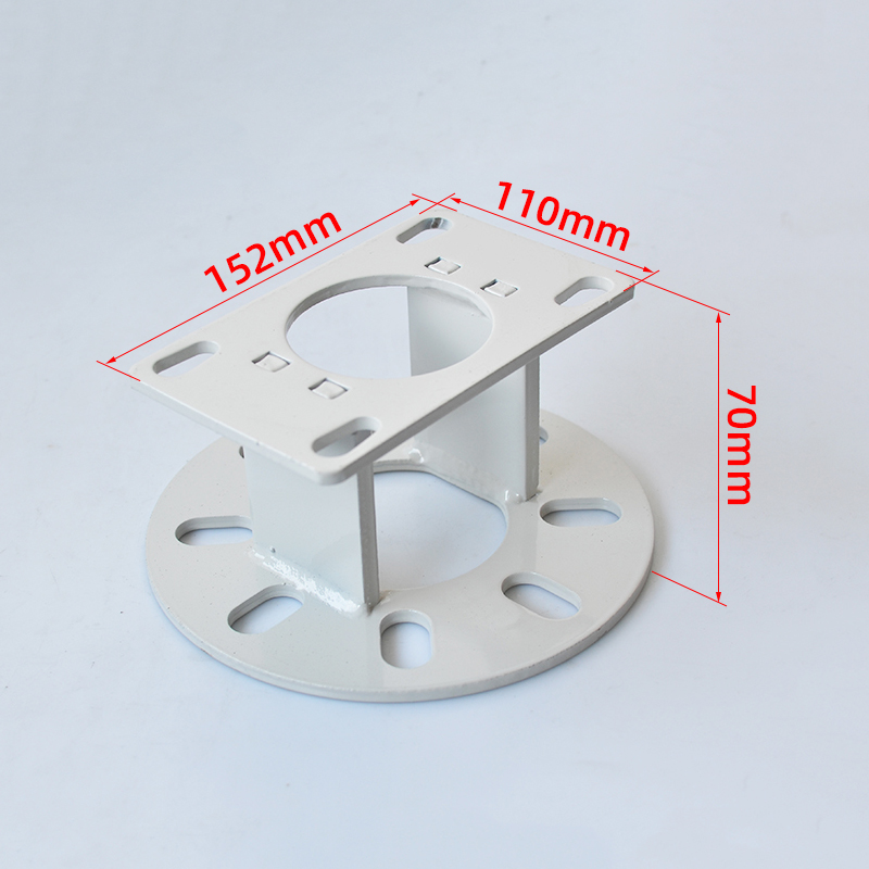 电动蝶阀碳钢支架 执行器连接支架 法兰蝶阀支架 DN40气缸配件