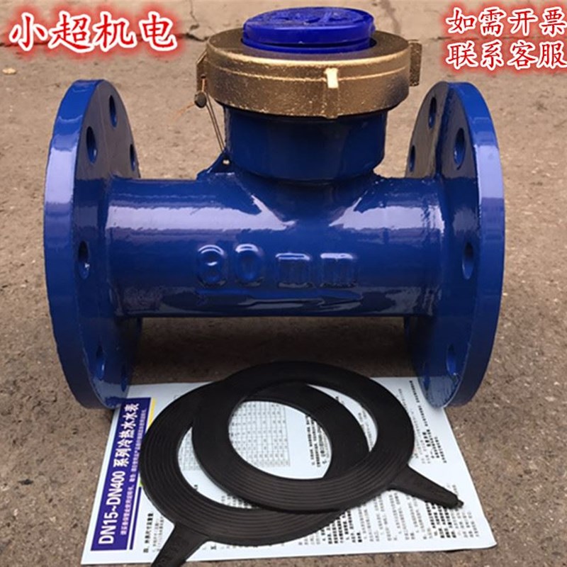 宁波金龙水平旋翼式法兰冷水表 热水表DN150 100 80 65 50 40