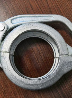 泵车管卡白色快速管卡n2寸到DN150精密锻打管夹卡箍 锻造镀锌管箍