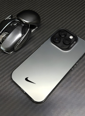 图标勾子潮牌适用苹果15promax手机壳iphone14plus个性13pro新款12mini简约11pro彩银xsmax套xr潮流全包创意