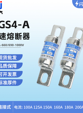 快速熔断器RGS4A-660V100A125A150A180A250A熔芯保险丝熔断器
