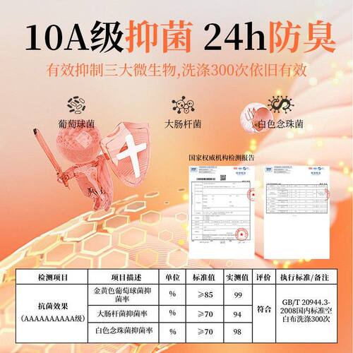 【10A抗菌】5双男袜春夏新疆精梳棉抗菌防臭吸汗大地香透气无骨长