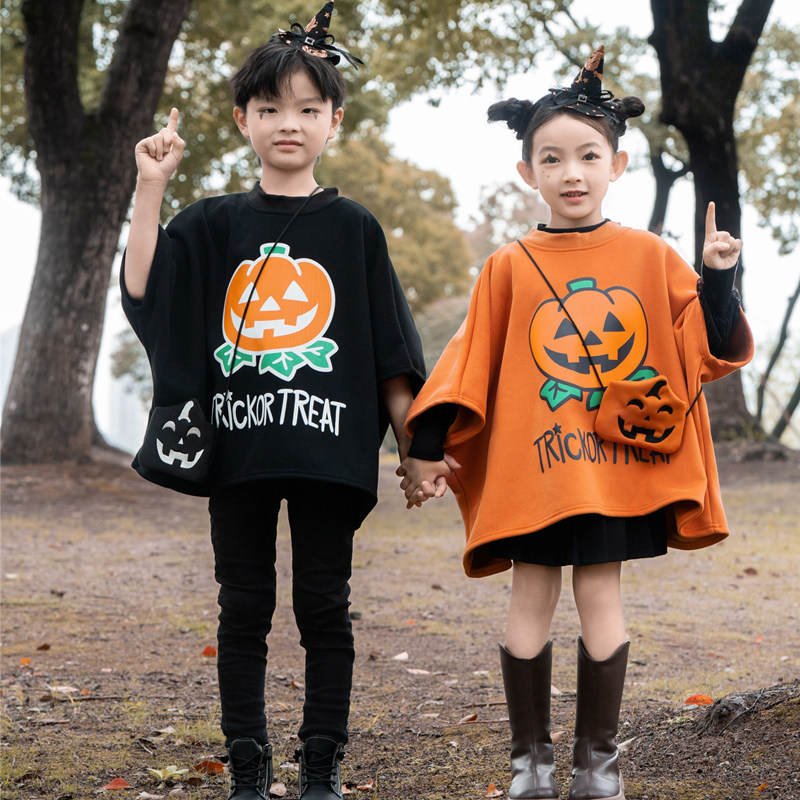 万圣节儿童服装女童南瓜服图片