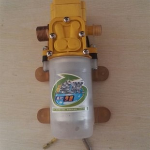 24V 微型电动隔膜泵洗车直流自吸12V 农用高压水泵家用自吸抽水泵