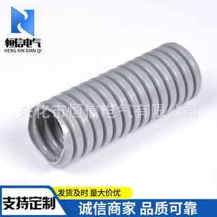 PA6尼龙阻燃塑料波纹管黑色可开口穿线软管电线套管21.2 34.5