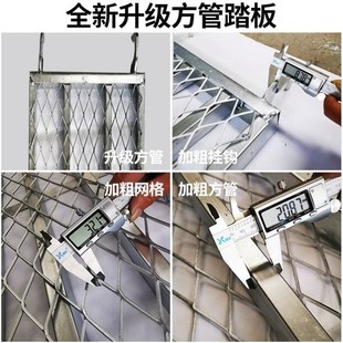 潢防滑加厚不锈钢施工地重型门架带轮子热镀锌 脚手架龙门架特厚装