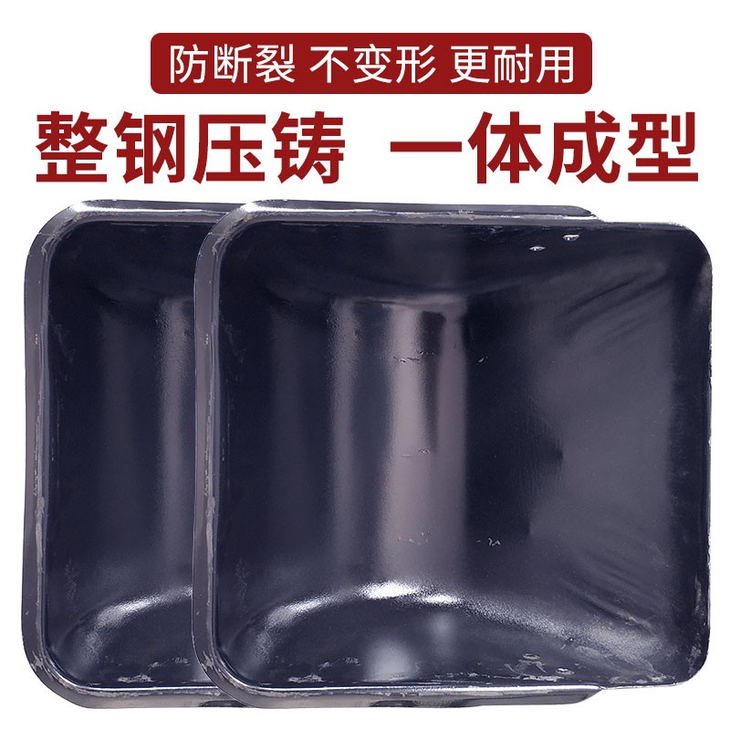 加厚钢板产床母猪食槽定位栏喂猪用的干湿料槽桶养殖设备饲料槽子