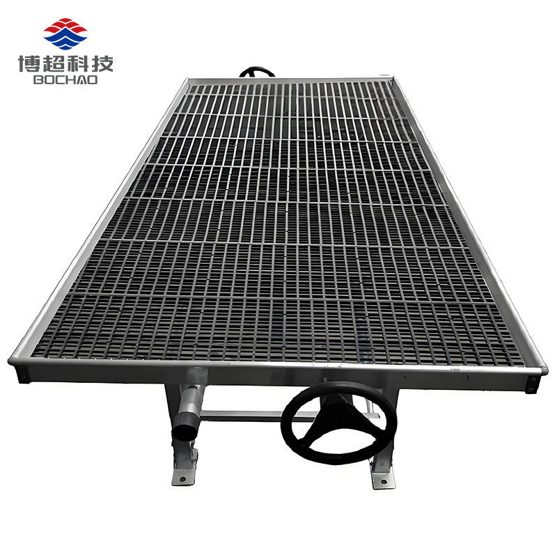 4*8英尺塑料网面苗床 左右可移动育苗工作台 经济型温室设备厂家