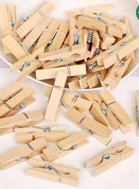 极速50Pcs 25Mm,30Mm,45Mm 72Mm Clothes Pegs  Wooden Paper Ph
