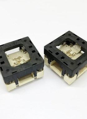 QFN28-0.4测试座44mm芯片老化座icsocket qfn28芯片烧录座 厂家