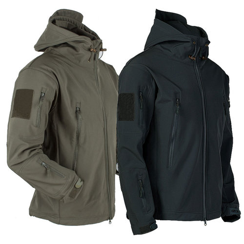 极速Army Shark Skin Soft Shell Clothes Tactical Windproof Wa