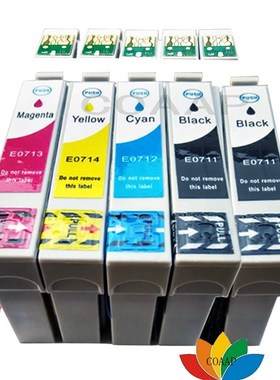 5x Compatible ink cartridge for Epson Stylus SX110 SX210 SX2
