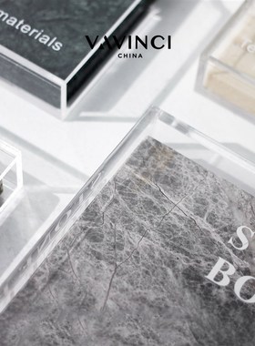 梵其现代简约创意大理石装饰书假书摆件样板房售楼部餐厅书房摆设