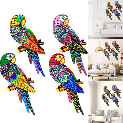 好货Metal Bird Wall Art Sculpture Outdoor Hanging Ornament B
