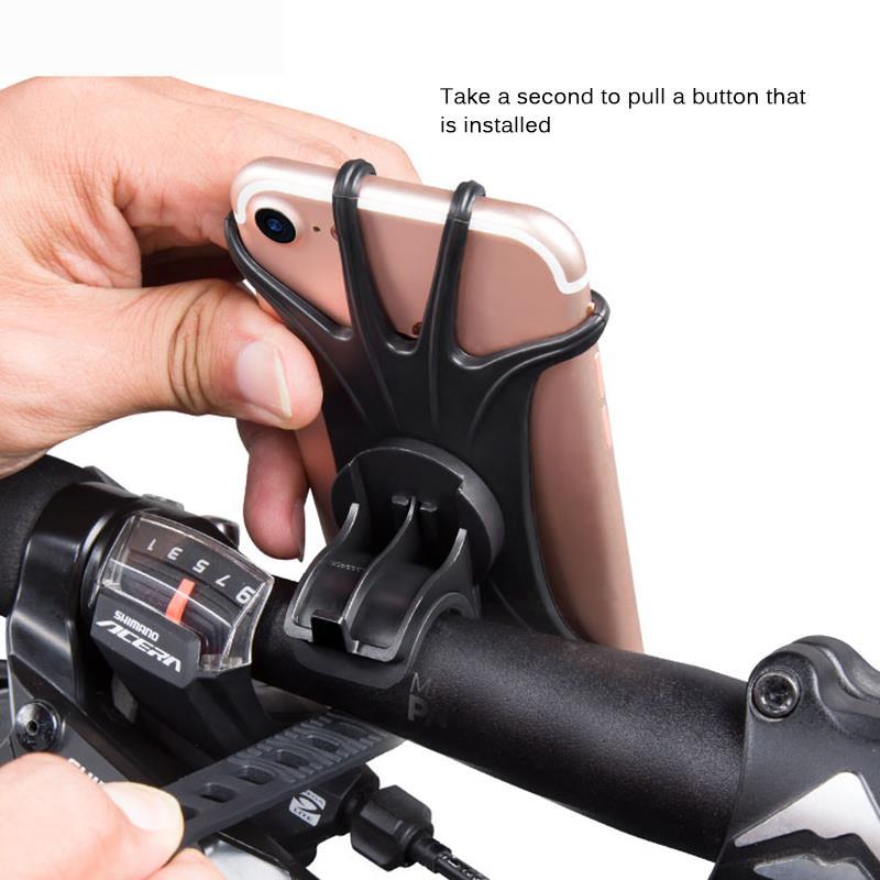 Phone Silicone Holder Universal Bike Electric Scooter Bicycl